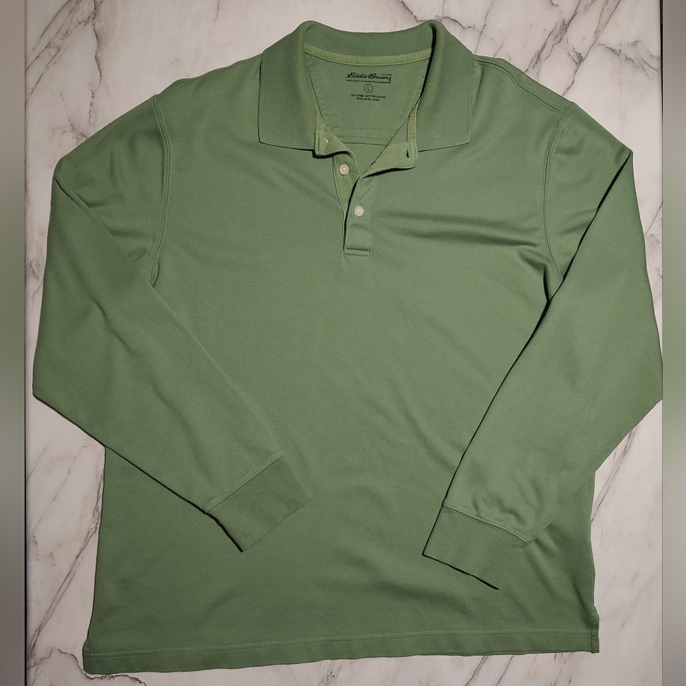 Eddie Bauer long sleeve polo